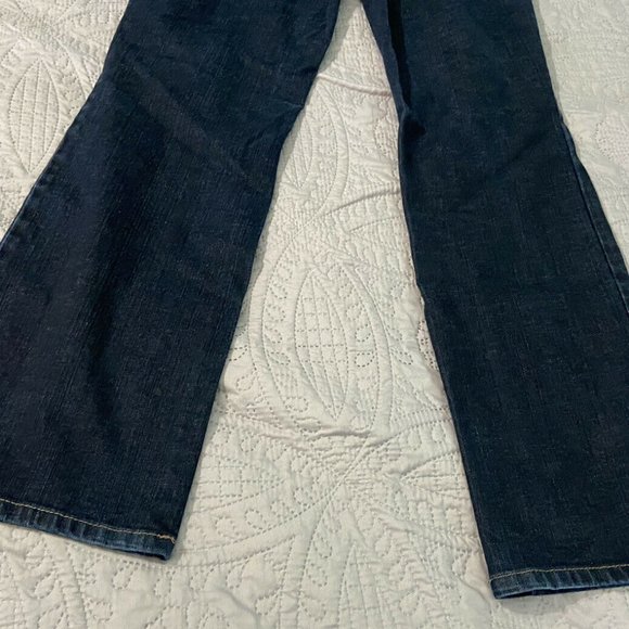 Ann Taylor LOFT Original Boot Dark Wash Womens Jeans 10 (B) - Picture 9 of 11